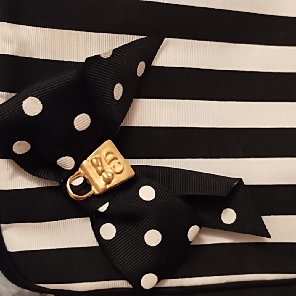Authentic Christian Dior 🎀 Striped Clutch Bag - Picture 2 of 13